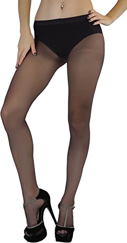 Image of ToBeInStyle Women's Pack of 6 Sheer Solid 100% Nylon Pantyhose