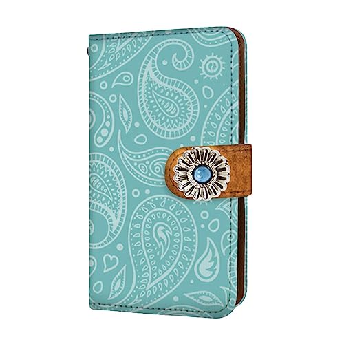 anve �A�C�t�H��12Pro �Ή� �蒠 �X�}�z �P�[�X �J�[�h �|�P�b�g �y�C�Y���[�� �V���v�� ���U�[ �u���[�f�R �X�^���h �X�g���b�v�� ���U�[ (A.�G�������h�O���[�� × �u���[�f�R) best_vc-115-deco_A