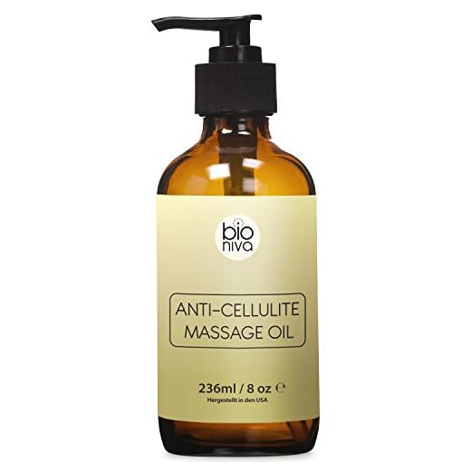 Aceite anticelulítico - Ingredientes naturales reafirmantes para reducir las estrías - Aceite nutritivo para masaje con aceites esenciales que reafirman la flacidez de la piel. Bioniva (1 x 236 ml)