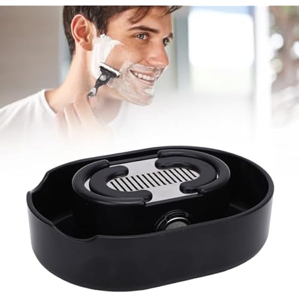 Generic Manual Shaver Rinse Push Type Practical Beard Shaver Rinse Обеспечивает эффективную очистку Подходит для всех лезвий бритвы Черный