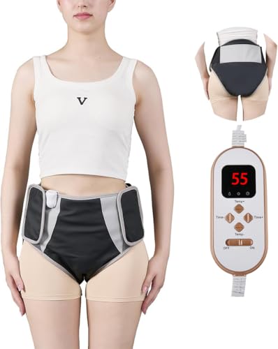 Buttock Lower Abdomen Belly Hip Heating Pad Massage Brace Period Heating Pad Massager Electric Back Abdomen or Belly Massage Pad Menstrual Buttock Belly Pain Relief Shape Shorts ab Machine