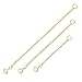 3" Necklace Extender 14k Gold Plated Over 925 Sterling Silver
