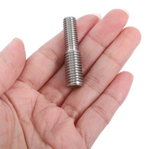 CLISPEED 10st Reduzierschraube Gewindereduzieradapter, Möbelbefestigung Metalladapter Mit Außengewinde Gewindestiftschraube M8 M10 Gewindeadapter Adapterschraube Rostfreier Stahl