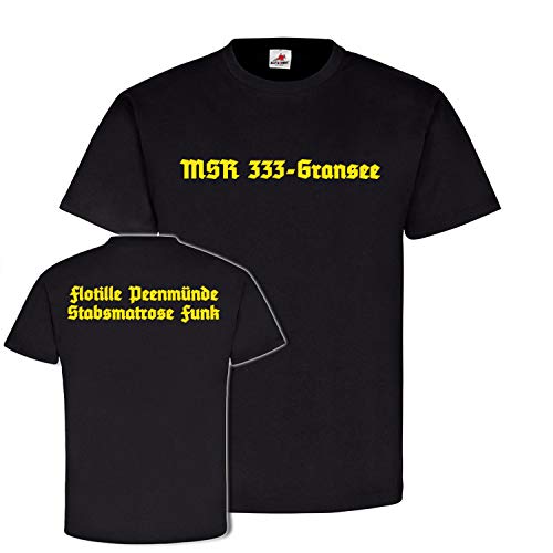T-shirt NVA Marine MSR 333 Gransee : fini les imprim&eacute;s militaires ternes
