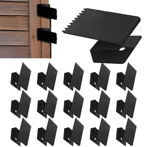 強風用合板クリップ | 防錆再利用可能重厚仕様 - 強風用窓保護クリップ,木材 コンクリート レンガ 12mm板 物置 ビーチハウス 別荘