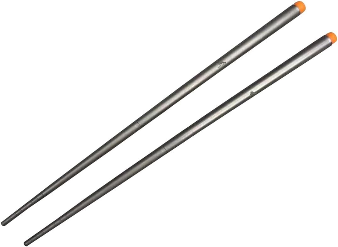 TOAKS Titanium Collapsible Chopsticks – Ultralight Compact Reusable Chopsticks for Camping, Travel, and Everyday Use