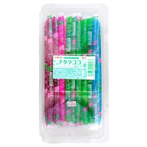【選べる 駄菓子 ゼリー】 ナタデココゼリーロング 40本 駄菓子 ゼリー 箱 箱買い カラフル 冷やして 凍らせて イベント 祭り 行事 業務用 大量 子供 配る 配布 ばらまき 詰め合わせ 【商標登録番号 第6667215】