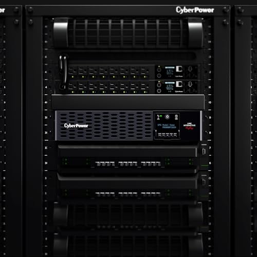 Image of CyberPower PR1000RT2UCN Smart App Sinewave UPS Battery Backup and Surge Protector, 1000VA /1000W, 8 Outlets, 2U Rack /Tower, AVR, Pre-Installed RMCARD205, Built-in cloud monitoring, UL Certified