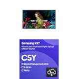 SAMSUNG 55" QBC 4K UHD Display + 1 Year of Content Management Software-Standard CMS + VXT S-Series w/Cloud Based, Content Management Software, 1 Year Subscription
