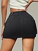 LOLILRSD Women Cargo Skirt Denim Mini Low Waist Y2... #1