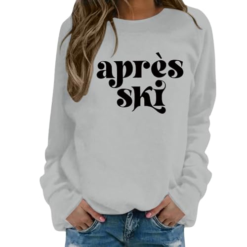 Sweat à capuche col rond femme manches longues vêtement décontracté de sport d'hiver