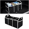 Car Trunk Organizer, Foldable Storage Organizer with 3 Compartments, Storage Box for Auto, Portable Waterproof Bag for Cargo Trunk, Car Accessories Universal for SUV, Truck, Van #1