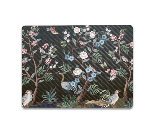 Image of MightySkins Carbon Fiber Skin Compatible with Microsoft Surface Laptop Go 3 (2023) Full Wrap Kit - Asian Fabric | Protective, Durable Textured Carbon Fiber Finish | Made in The USA