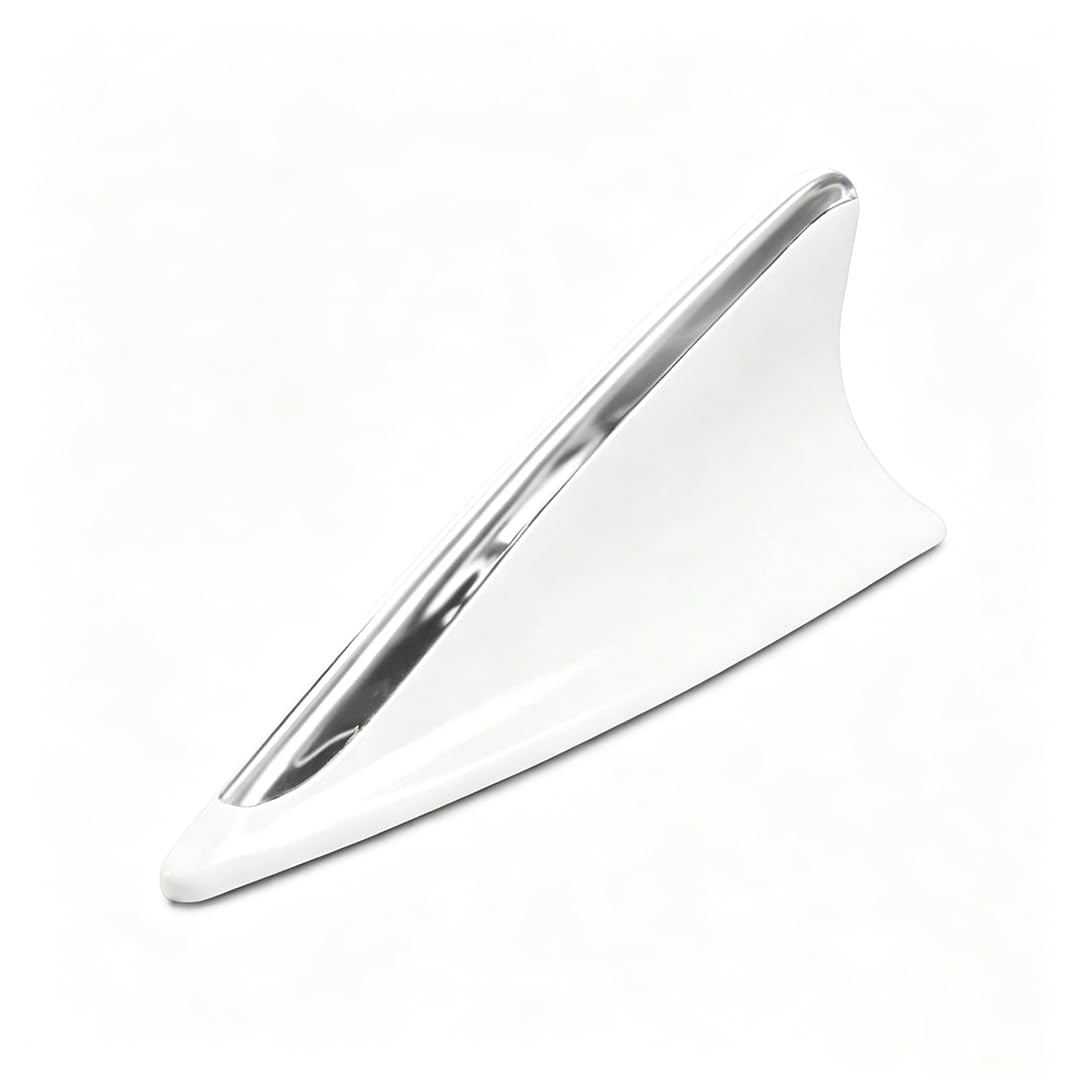 ZJXQM Car Shark Fin Antenna for Bmw 3er F30 F31 F34 F35 F80 G20 G21, Waterproof Radio Signal Antennas Cover Auto Aerials Radio Replacement, WHITE
