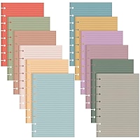 PerKoop 12 Pack 600 Sheets Half-letter Size Discbound Lined Planner - View #10