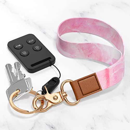 Image of Wrist Lanyard Key Chain, Wristlet Strap Keychain Holder for Women Men Car Keys Wallet Card Phone