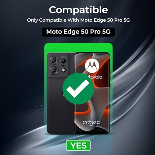 Image of A rtistque Clear Back Cover Case for Motorola Moto Edge 50 Pro 5G Compatible with Mag-Safe| Acrylic | Transparent Case | Shockproof TPU | Stylish | Moto Edge 50 Pro Back Case - Transparent