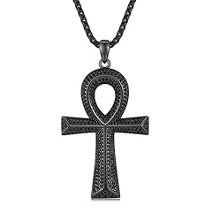 Ankh-Black CZ