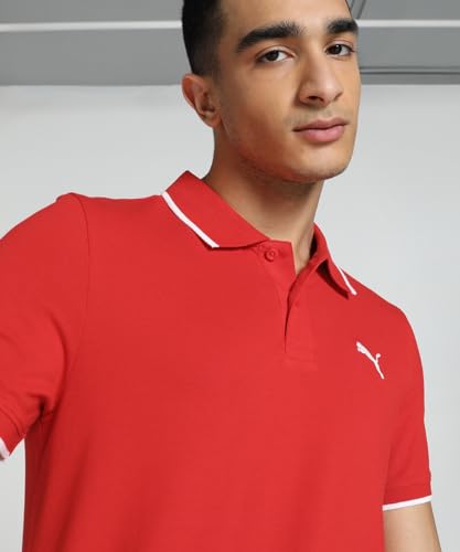Image of Puma Men's Solid Slim Fit T-Shirt