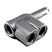 Produktbild Zigarettenanzünder 12V 1 auf 3 Steckdose Adapter Verteiler Autostecker, Auto/ Pkw Adapter zum Anschluss von drei Geräten an den Zigarettenanzünder