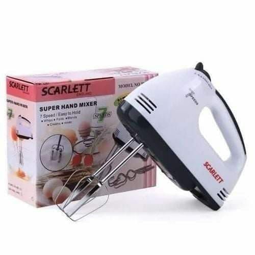 Electric Hand Mixer 260W, 7-Speed Egg Beater with 4 Stainless Steel Attachments, Portable Hand Blender for Cake Batter, Cream, Eggs, Dough & Baking-image-48