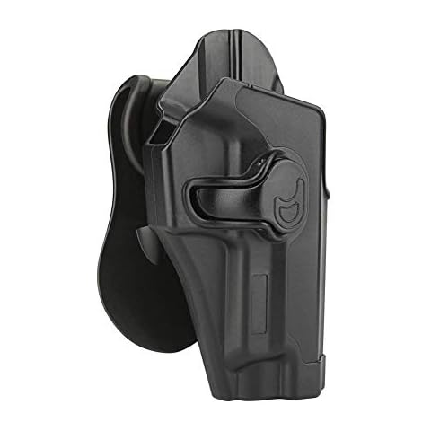 Bedone OWB P226 Holster Compatible with Sig Sauer P226 Nitron/P226 Legion/P226 MK25 Full Size, Sig P220, Tactical Polymer Gun Holster, 360° Adjustable Paddle & Fast Draw - Right Handed Cover