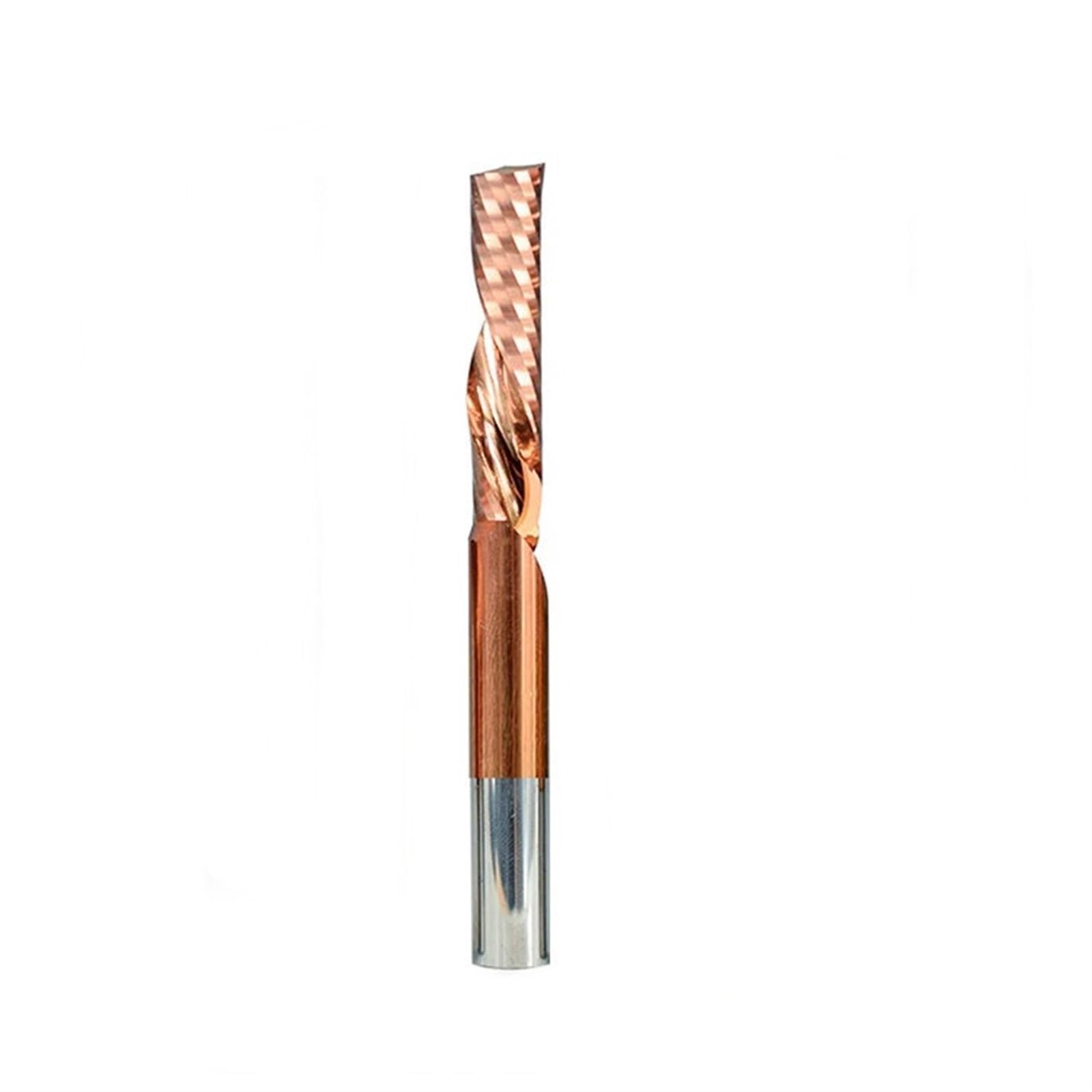 FCARUMIQP 1pcs Single Flute Aluminium Router Bits Down Cut Titanium Coating 4 5 6 8mm Shank CNC Bit End Mill Carbide O Milling Cutter(5x5x25x60mm)