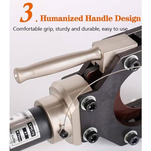 Hydrauliczny obcinacz do kabli o dużej wytrzymałości - 50 mm/75 mm/85 mm/95 mm, idealny do kabli Cu/Al i opancerzonych, profesjonalne nożyce i szczypce hydrauliczne do wydajnego cięcia