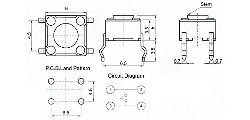 L主役は銭形4 データカウンター対応 中央PUSHボタンバイブスイッチ付き Amazon | uxcell タクトスイッチ 触覚押しボタンスイッチ モーメンタリ