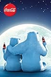 Aquarius Coca Cola Bears Poster, 24 by 36-Inch