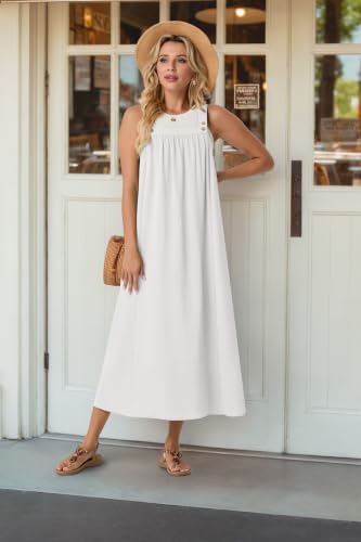 Lepunuo Overall Dress for Women Summer Adjustable Casual Cover Up — view 2