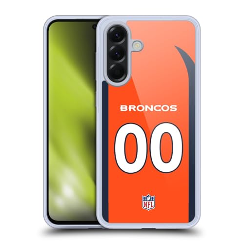 Coque Samsung A56 5G Denver Broncos NFL personnalisée avec votre numéro de football américain