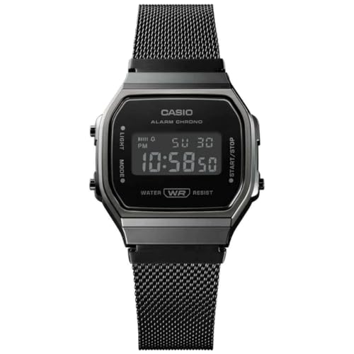 Montre Quartz Unisexe Casio Évitez les Rayures avec le Bracelet Acier Noir Durable - 2
