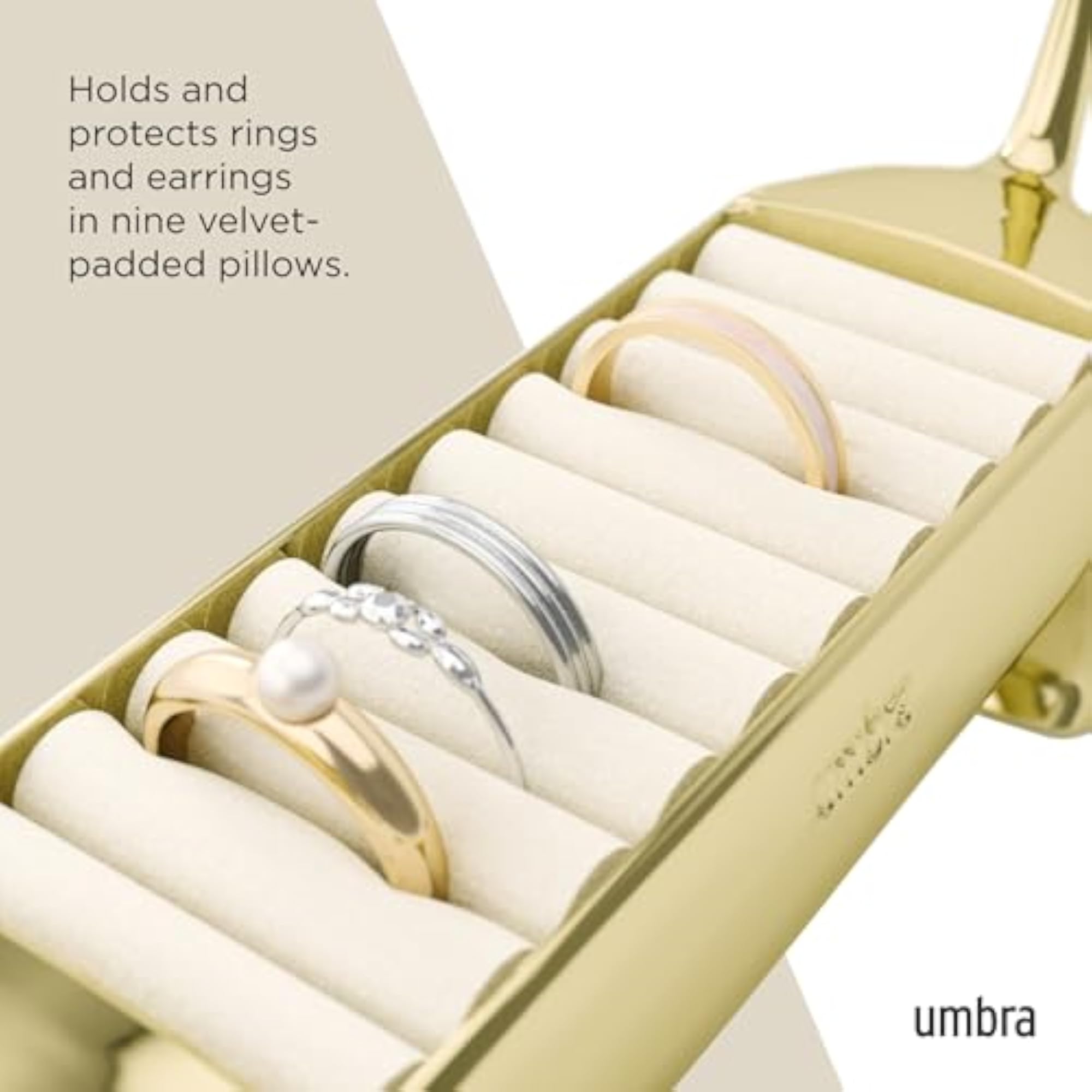 Brass Ring Holder, Elegant Design