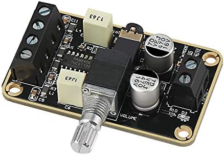DollaTek Płyta wzmacniacza audio, PAM8406 cyfrowy wzmacniacz mocy 5 W + 5 W zanurzenie złoty wzmacniacz stereo 2.0 dwukanałowy mini klasa D DC5V wzmacniacz DIY moduł obwodu