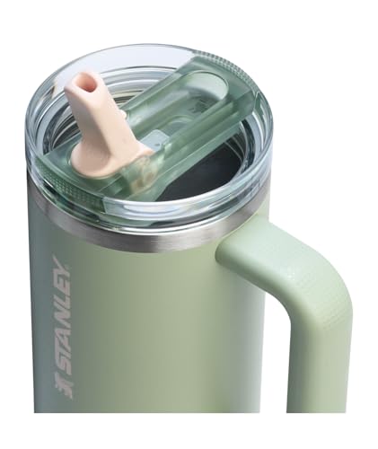 Image of STANLEY Quencher ProTour Flip Straw Tumbler with Leakproof Lid 30 oz | Built-In Straw and Handle | Cup Holder Compatible for Travel | Insulated Stainless Steel Cup | BPA-Free | Lichen