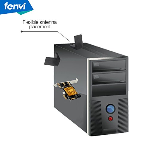 Image of fenvi PCI WiFi Card 2.4 /5Ghz 802.11a /b /g /n 300Mbps 2-Stream MU-MIMO Desktop Wireless Card Bigfoot Networks Card