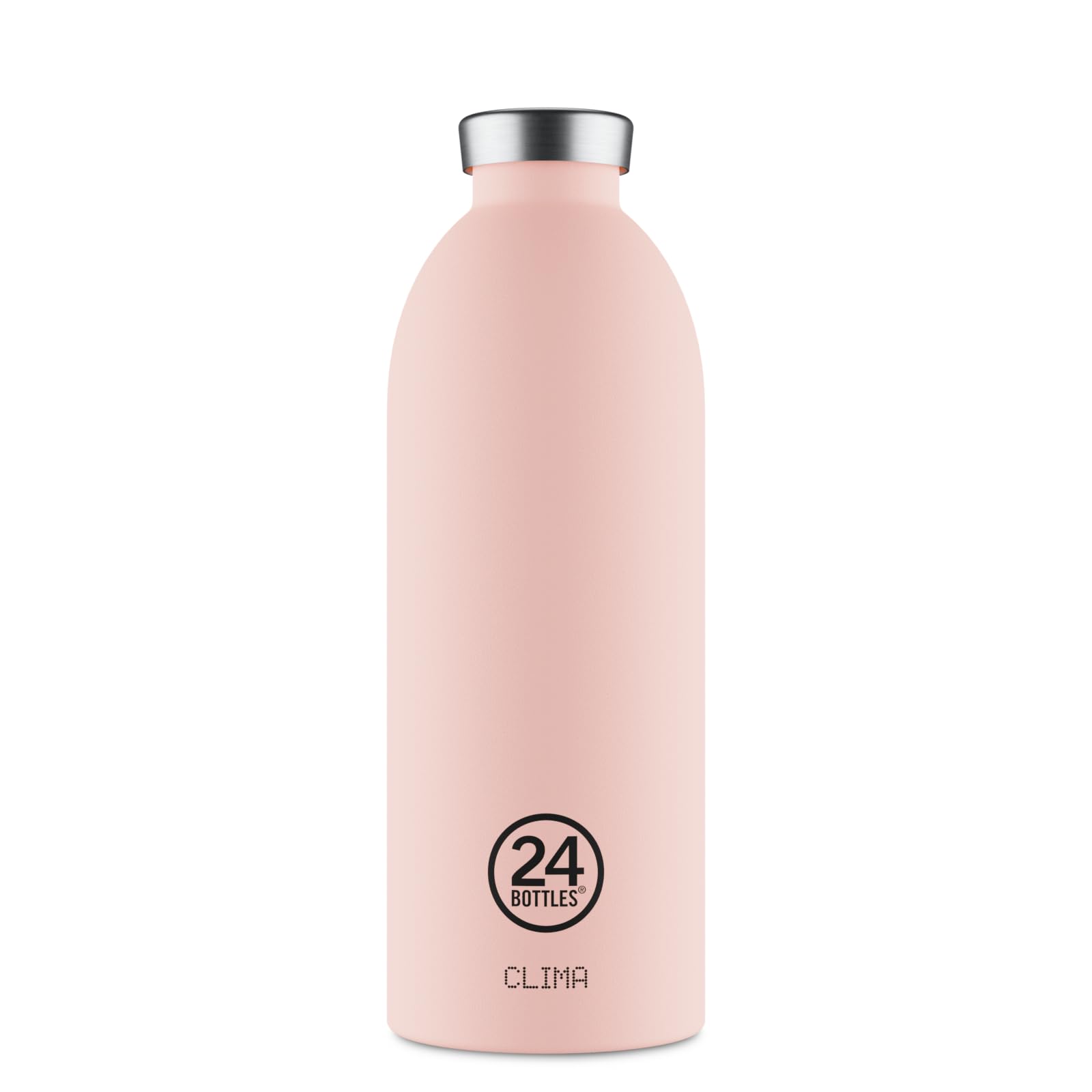 24BOTTLES Clima Bottle - Thermal Water Bottle 850 ml, Stainless Steel Bottle, 100% Airtight Thermal Bottle (24h Cold 12h Hot), Italian Design, Thermal Bottles, Dusty Pink Stone Water Bottle โ image 1