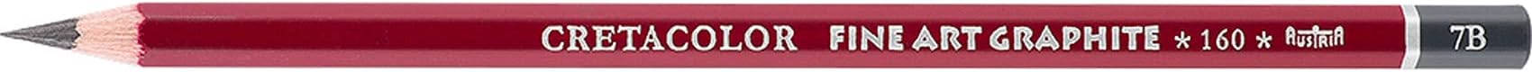 Cretacolor Fine Art Graphite Pencil, Red Graphite Pencil 7B