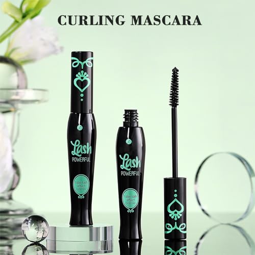 FunnAura 3PCS Lash Princess Mascara 10ml, Mascara Volume Effect Eyelashes (Green) - Image 3