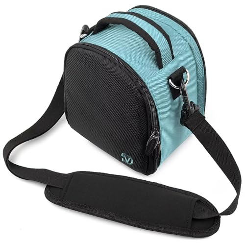 Funda acolchada para mini proyector, compatible con AAXA, Sony, iCODIS, ZOPro y AMOOAW, color azul cielo miniatura 7
