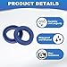 PATIKIL UN Radial Shaft Seal 20mm ID x 30mm OD x 6mm Width, 5 Pcs PU Oil Seal for Industry Bearing Shaft Pumps Piston Cylinder, Blue