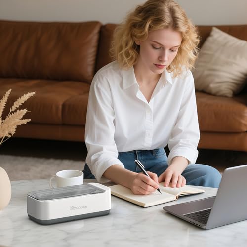 Ultraschallreinigungsgerät Ultraschallreiniger Ultraschallgerät KECOOLKE 400ml Sonic Cleaner mit digitalem Timer für Brillen, Ringe, Münzen, Fingerringe, Geld