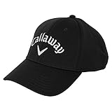 Callaway Golf Herren Side Crested Strukturierte Kappe - Schwarz - One Size