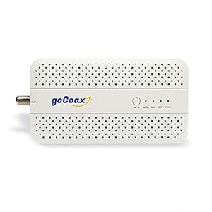 goCoax MoCA 2,5 Adapter mit 2,5 GbE Ethernet-Port, MoCA 2,5, 1 x 2,5 GbE Port, Bietet 2,5 Gbps Bandbreite mit vorhandenen Koaxialkabeln, Weiß (Einzelpackung, MA2500D)