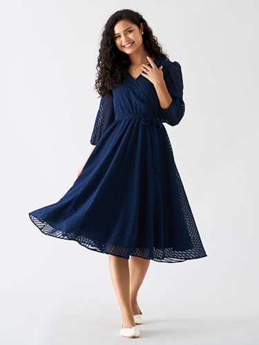 Image of AASK Women Fancy Plain & Solid Designer Dress for Women