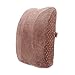 LYLP Memory Cotton Rückenkissen, Kissen Taillenkissen Bürokissen Stuhlsitz Lordosenstütze, Langsam Rebound Office Rückenkissen Lendenwirbelstütze (Color : Brown)