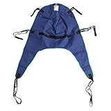 Drive Medical Divided Leg Patient Lift Sling with Headrest, Blue, Medium (Pack of 1), 1 Count