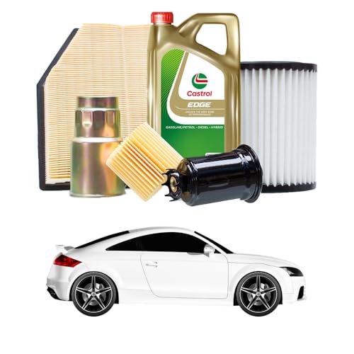  Tagliando compatibile con AUDI TT 45 TFSI quattro 180 kw Benzina 2018-2024 - 6 Litri di olio + 3 Filtri