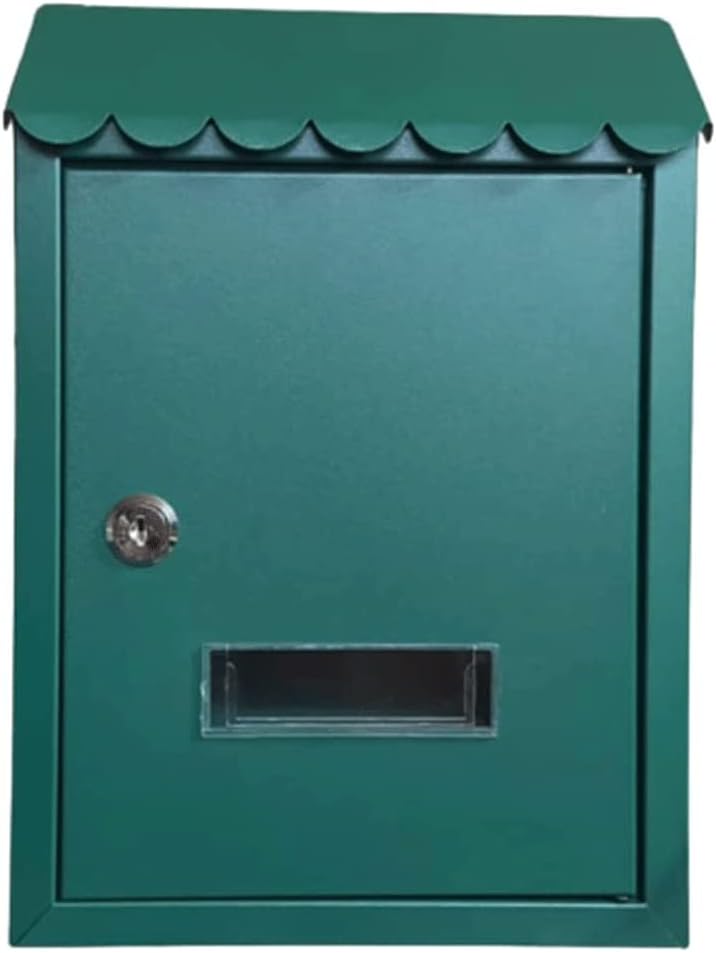 Letter Box Solid Wood Home Accessories Villa Wall Waterproof Creative Retro, Outdoor Premium Wall Mounted Mail Post Box,Mailboxes